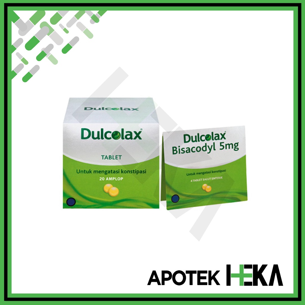 Dulcolax 5 mg Tablet - Obat Konstipasi Susah BAB Box isi 20x4 (SEMARANG)
