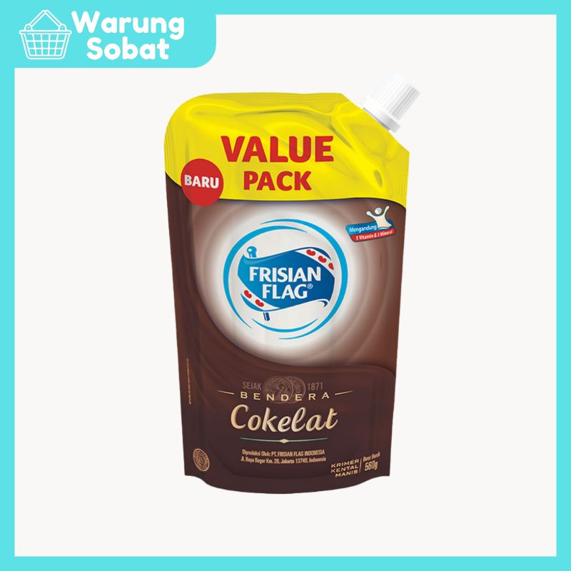 

Frisian Flag Kental Manis Coklat Pouch 545gr