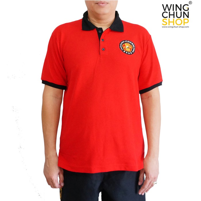 Kaos Polo Wing Chun Merah
