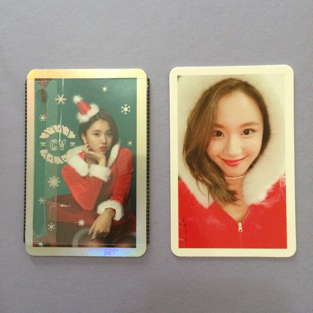 TWICE Photocard Chaeyoung Twicecoaster Christmas