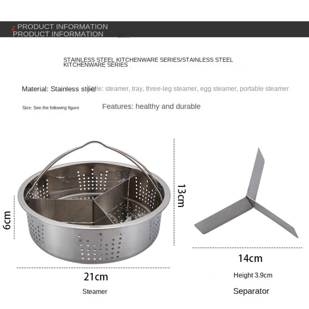 Preva Panci Presto Fashion304Stainless Steel Perlengkapan Peralatan Masak Rumah Keranjang