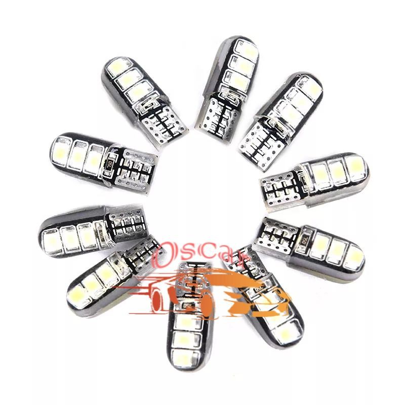 Lampu Led T 10 Crysral Kristal Jelly 6 Mata SMD 5730 Senja Sein Speedometer HIGH QUALITY