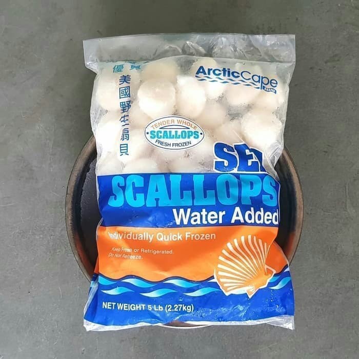 SCALLOP USA / SCALOP / MUKIMI US/ 2.27kg/ KERANG KAMPAK / KERANG LAUT