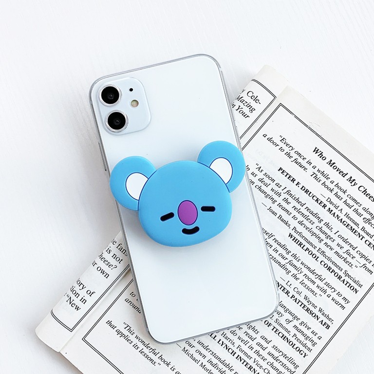 MurmerOfficial  R275 Pop Socket HP 3D Karakter BT21 / Pop Socket 3D / Pop Socket Aksesoris HP