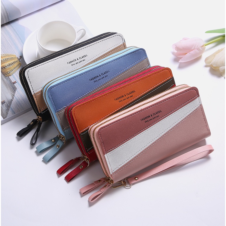 #LC-Wallet WD7005 Dompet Panjang Wanita Dompet Korea Style