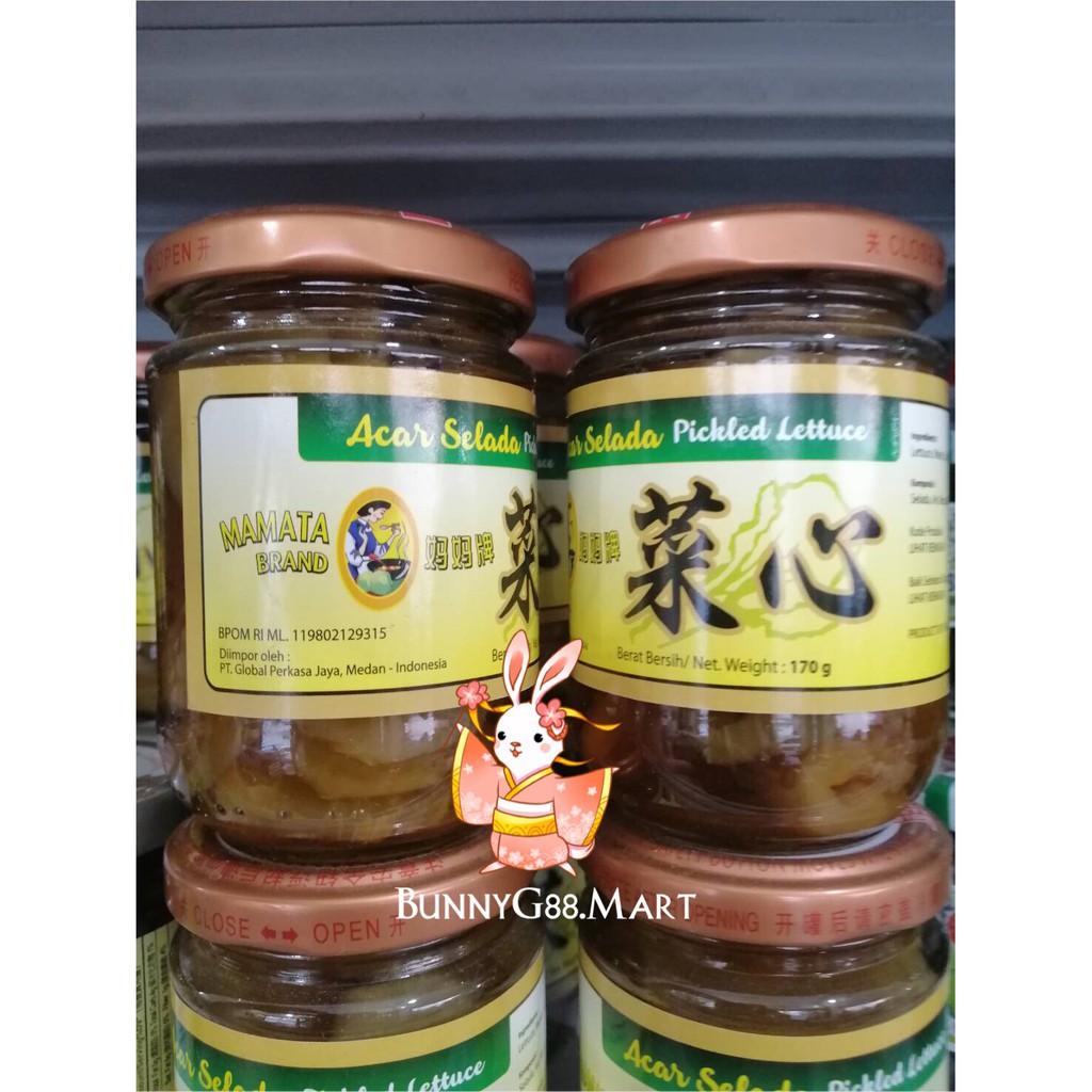 

[PROMO TERBATAS]MAMATA ACAR SELADA 170gr/CHAI SIM/ PICKLED LETTUCE