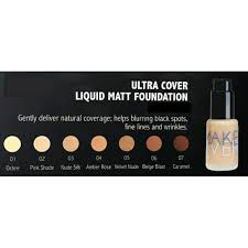 (BISA COD) Make Over Ultra Cover Liquid Matt Foundation