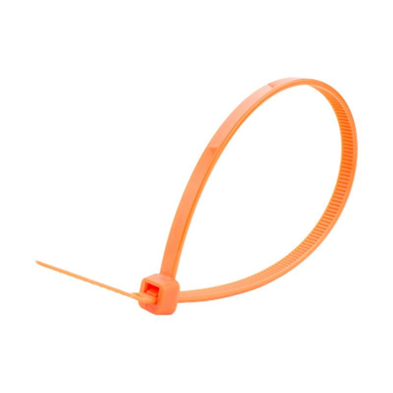 PROMO !! Kabel Ties Tis tali sabuk 30cm 5x300 300mm isi 100pc / kabel ties warna / kabel ties ORANGE