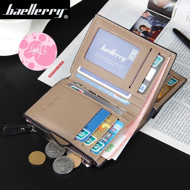 Dompet cowo - Dompet Baellerry Pendek Lipat Original - Hadia Dompet Baellerry - Dompet import