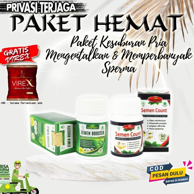 Paket Kesuburan Pria - Memperbanyak Pengental dan Penyubur Sperma