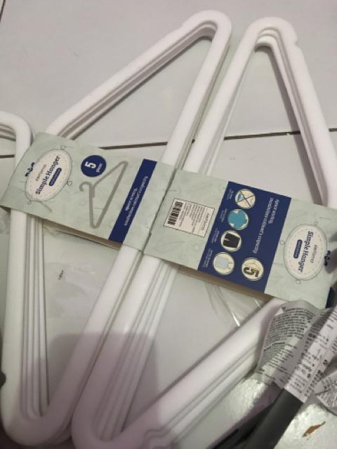 Informa Simple Hanger Set Of 5/gantungan Baju/kapstok Isi 5 Pcs