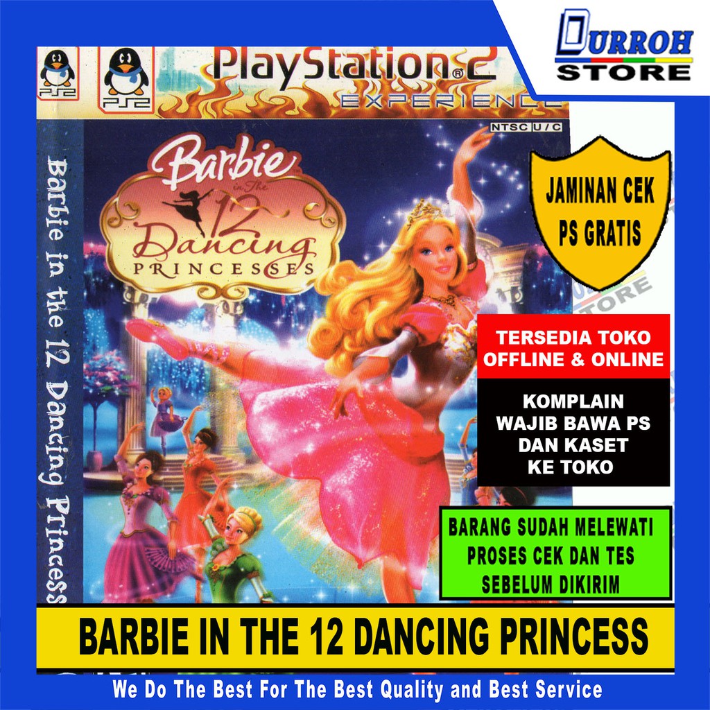 KASET GAME PS 2 BARBIE IN THE 12 DANCING PRINCESS