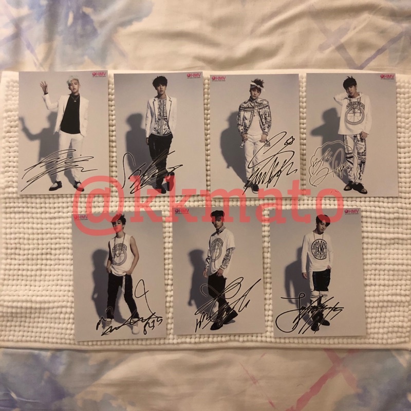 BTS - WAKE UP POSTCARD (OFFICIAL HMV JAPAN ALBUM)