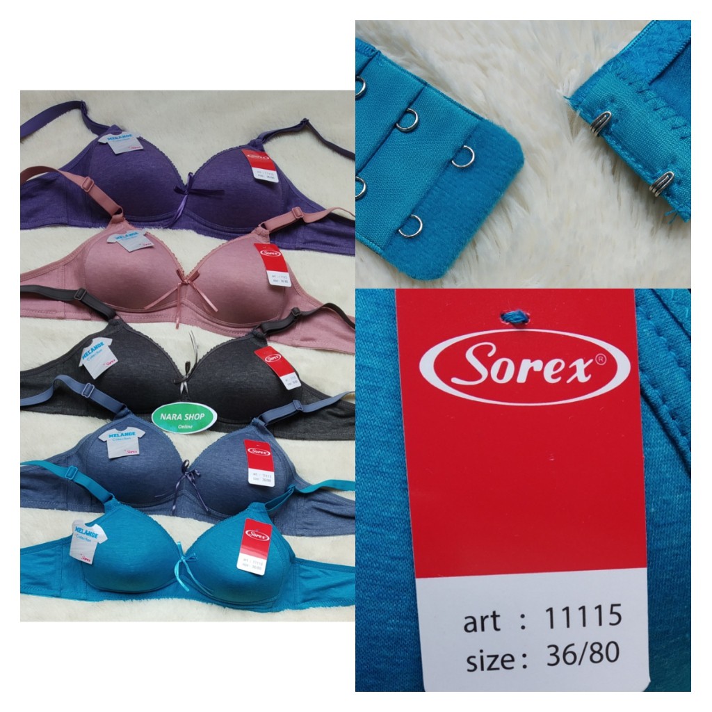 11115 | BH Sorex Busa Tanpa Kawat | Bra Sorex 11115 | Bh Kancing 2 | bh wanita dewasa | sorex