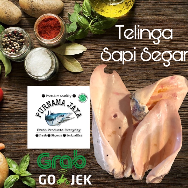 

telinga sapi fresh segar bandung