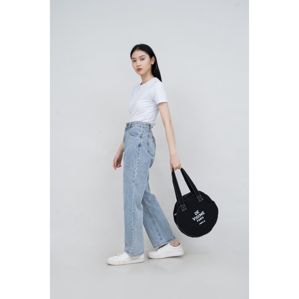 NEW MAPLE ROUND THE VIGME/TOTE BAG/TOTE BAG KANVAS/TAS WANITA/TAS JINJING KANVAS/TOTE BAG