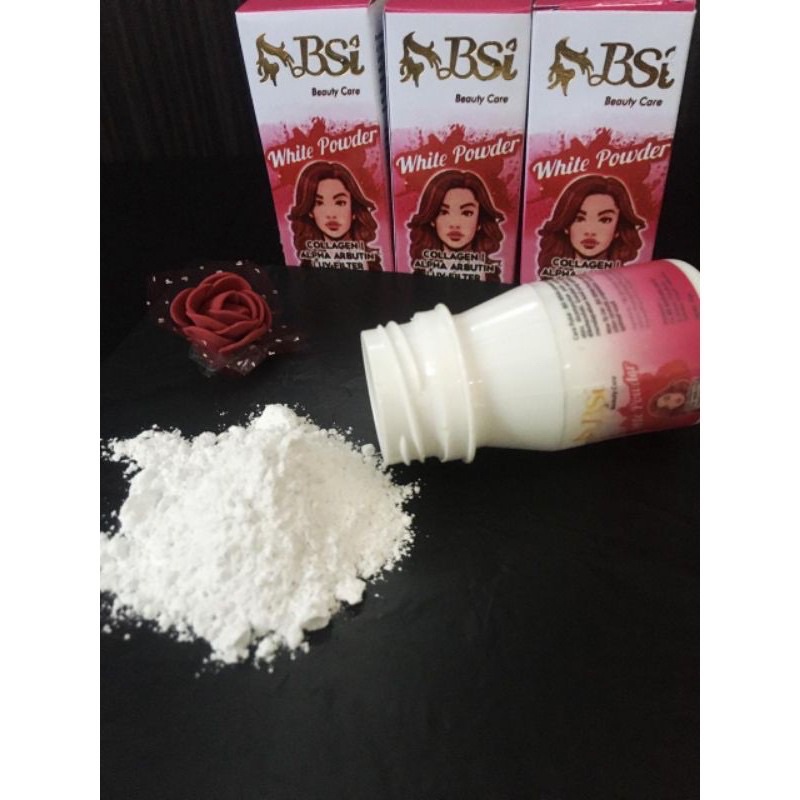 Bsi white powder original 100%(pakaibox)