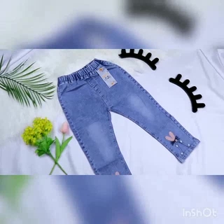 Celana Jeans Anak Perempuan Import Premium Mutiara 5-11