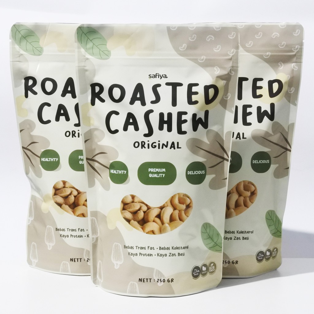 

Kacang Mete / Kacang Mede 500 gr Roasted Cashew - Safiya Food Original