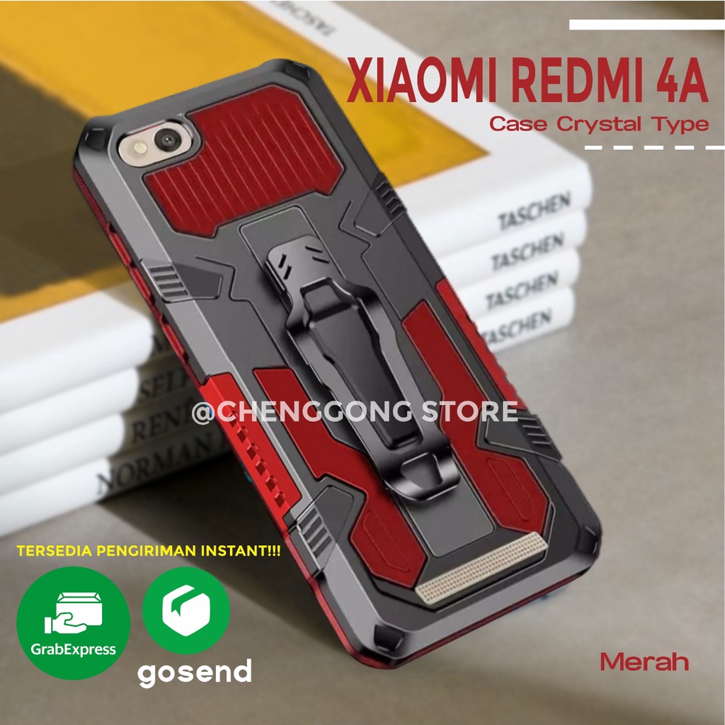 Case Robot I Crystal Xiaomi Redmi 4A Kickstand Standing Robot