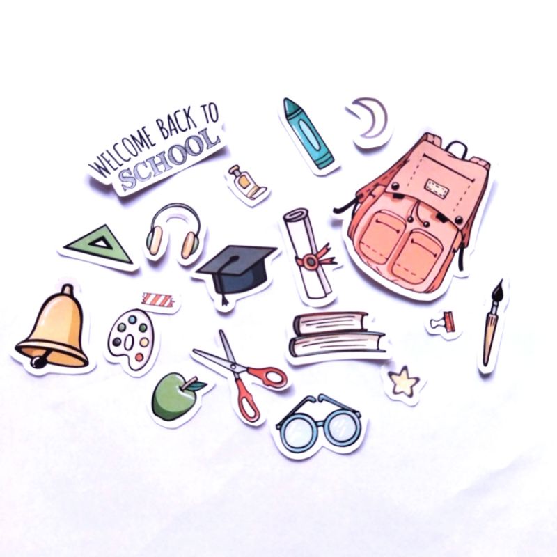 

SCHOOL AESTHETIC STIKER TUMBLR / STICKER PACK / STIKER HP - STIKER LAPTOP / STICKER
