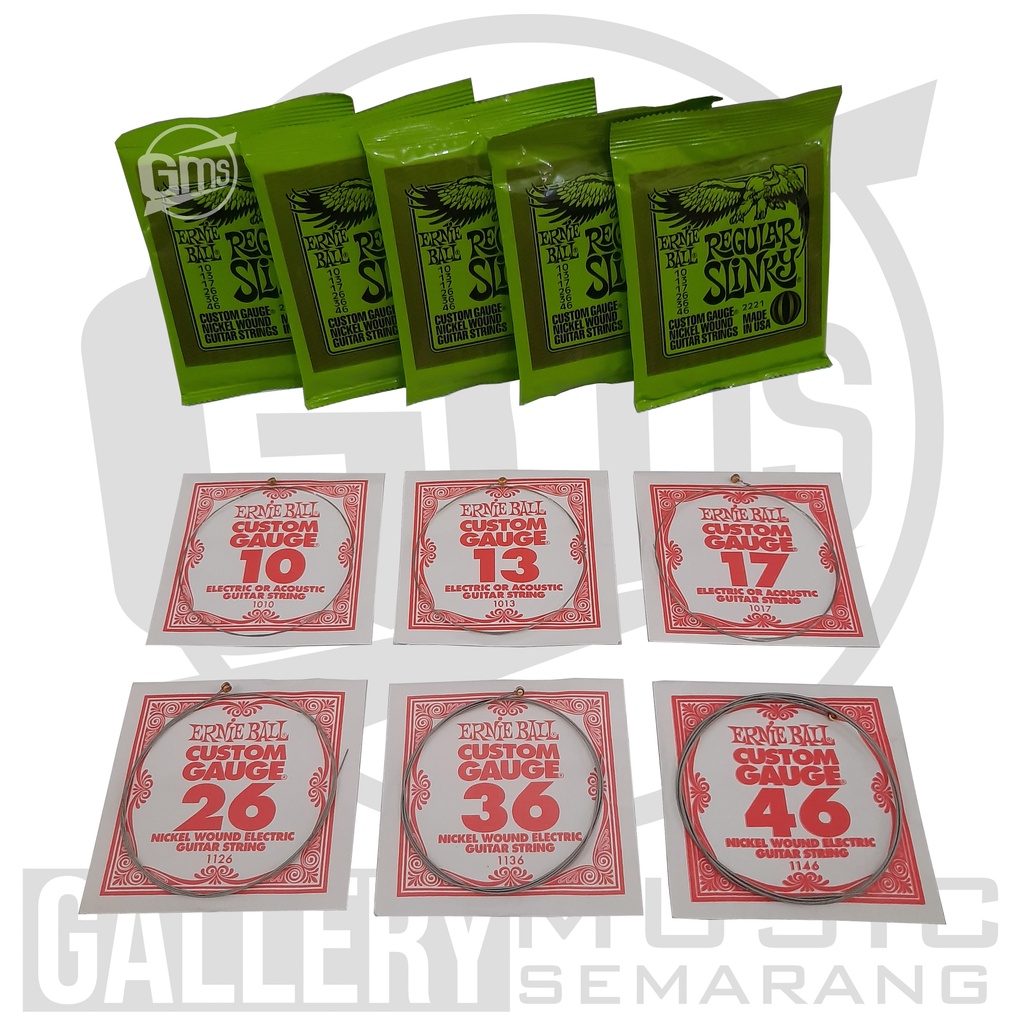 Senar Gitar Merk Ernie Ball Import Terlengkap (A32)