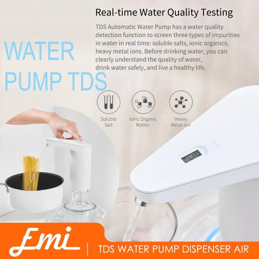 TDS Water Pump Dispenser Air Aqua Pompa Galon Automatic 3Life