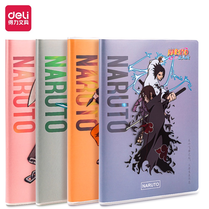 

Deli EVA Cover Notebook / Buku Tulis Berlapis Plastik Naruto 25cm x 17 cm x 0.9 cm Tahan Lama PT1680