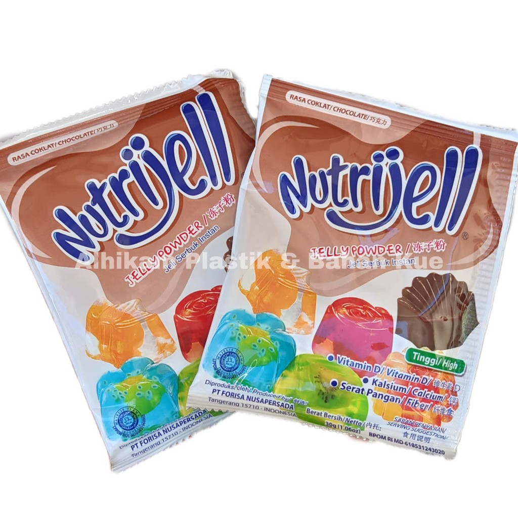 

Nutrijell Jelly Powder Cokelat 30gr / Nutrijel Coklat 30gr / Nutrijell Coklat 30gr