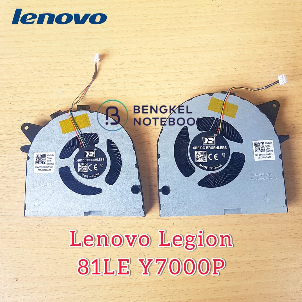 Fan Lenovo Legion 81LE Y7000P Y700P Y530P Y540P Y545 DC28000DMS0 DC28000DMS1 Sepasang