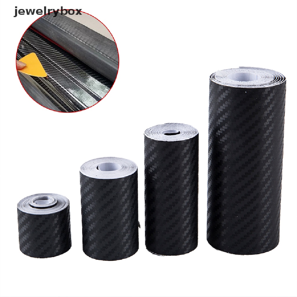 [Box] 3D Carbon Fiber Car Sticker Paste Protector Door Side Anti Scratch Tape Film Boutique