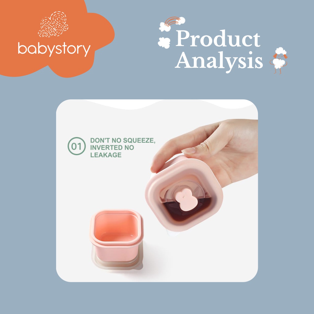 Baby Food Container mpasi wadah mpasi bayi wadah penyimpanan mpasi perlengkapan mpasi