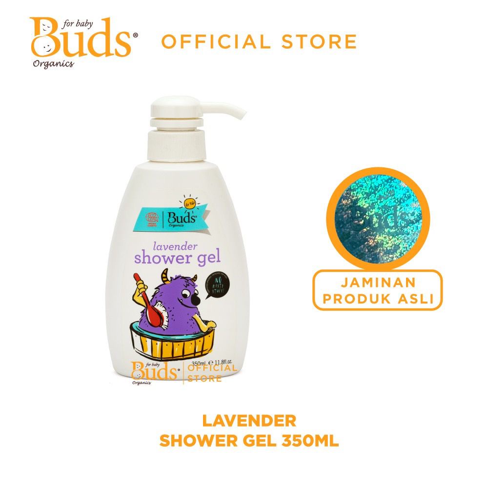 Buds Organics - Shower Gel 350ml all Varian / Sabun Mandi Anak