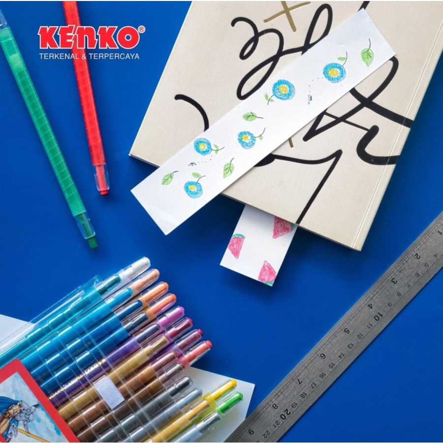 

Twist Crayon / Crayon Putar KENKO isi 24 warna ORIGINAL