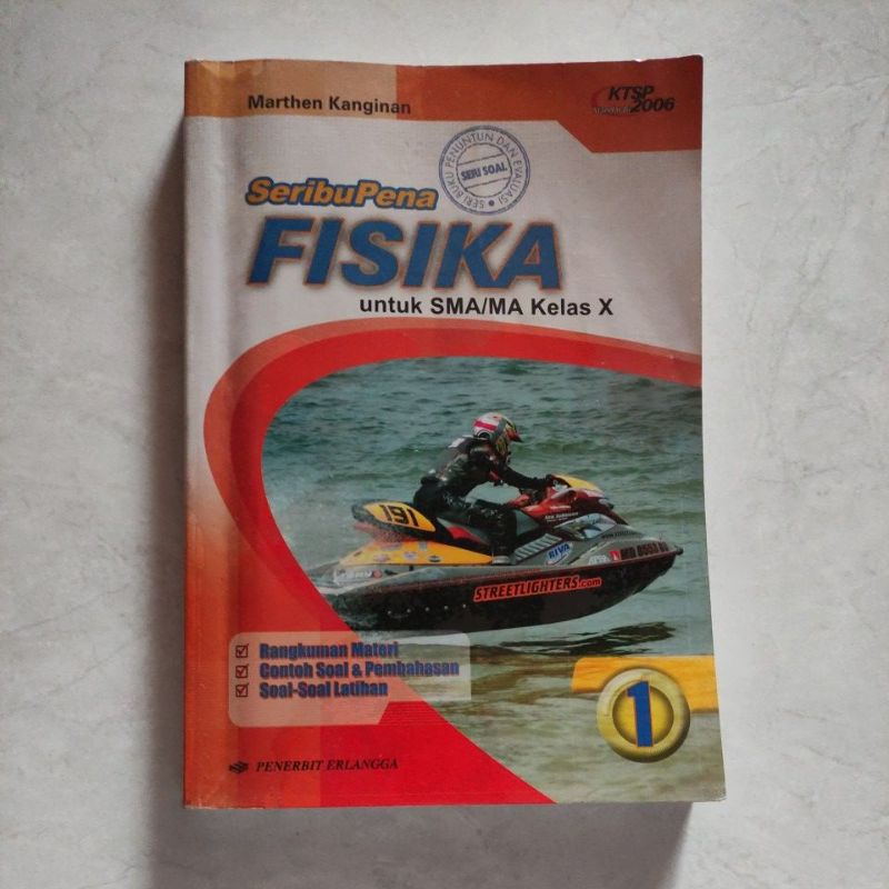 SeribuPena Fisika Kelas X KTSP 2006 Karangan Marthen Kanginan