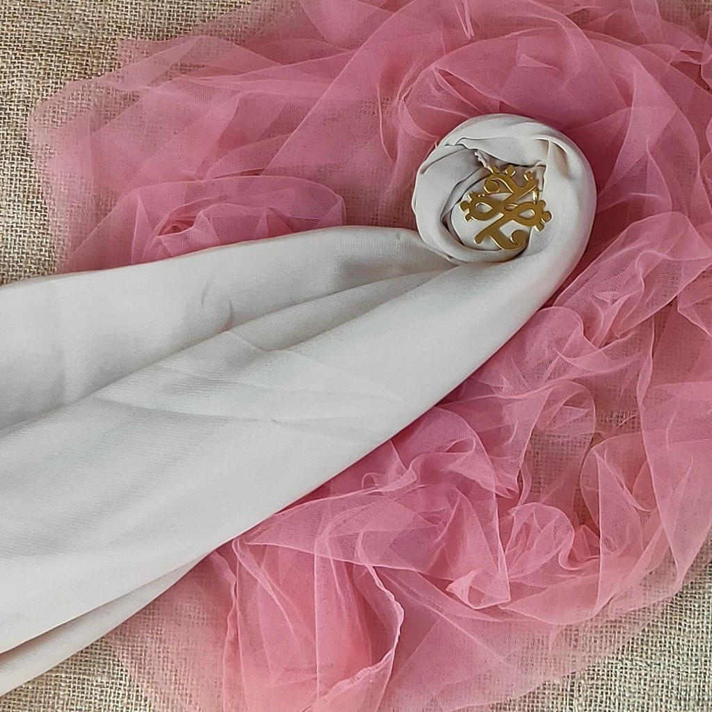 PASMINA SEGITIGA / PASMINA SQUARE CHIFFON PREMIUM ANTEM ANTI TEMBEM PART 2-CREAM