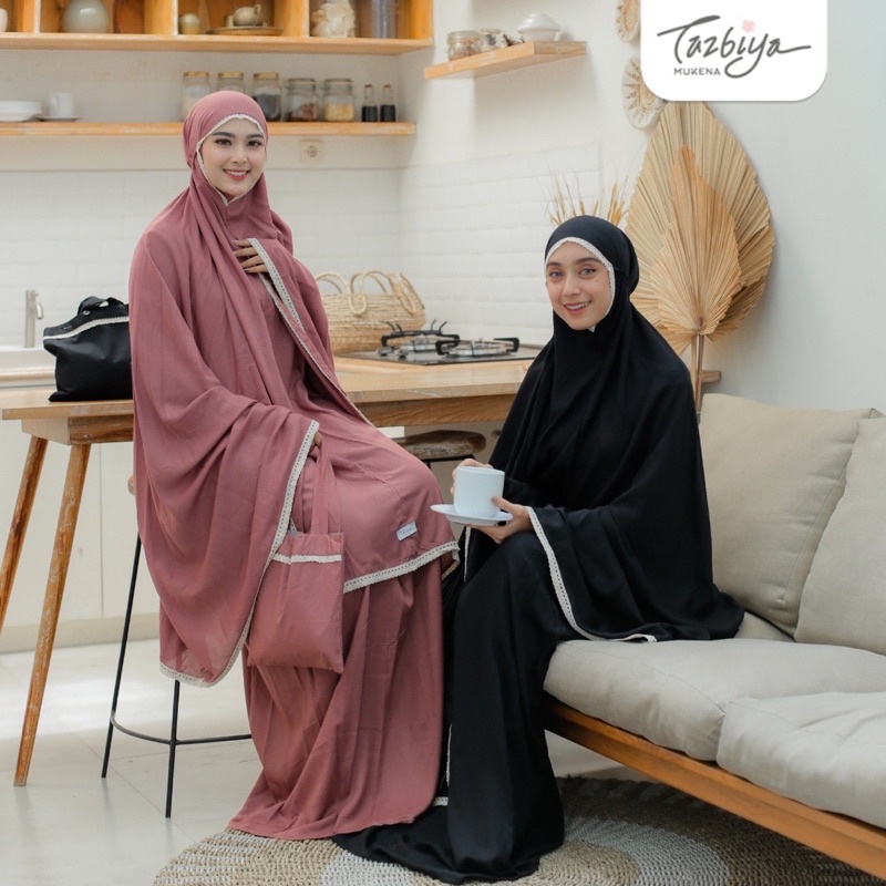 MUKENA TAZBIYA PLAIN SERIES MUKENA POLOS MUKENA RAYON MUKENA ADEM