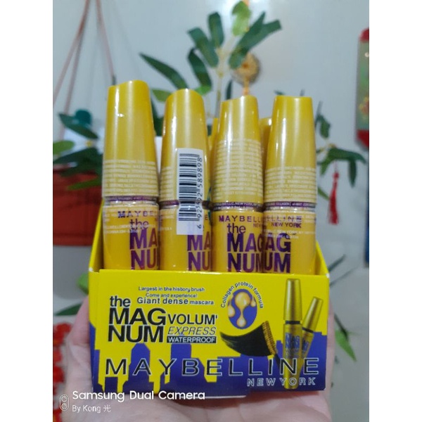 CASE KUNING Maskara warna hitam Kosmetik Mata Mascara Make Up Makeup