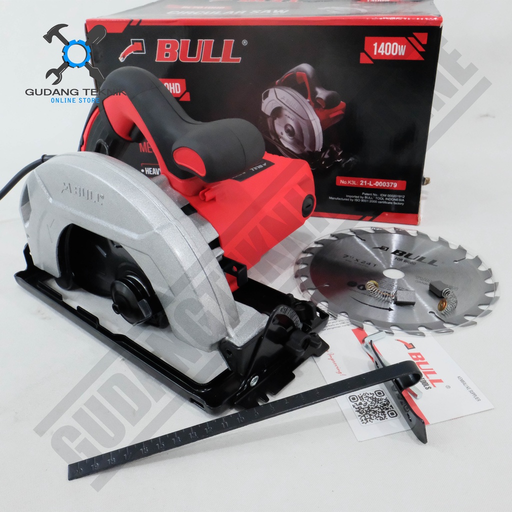 Mesin Gergaji Kayu Circular Saw Bull BL7010HD  / Mesin Gergaji Circle 7inch Bull BL 7010