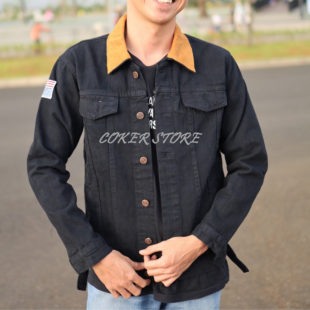 Jaket Jeans Dilan 1990 Jaket Dilan - Hitam