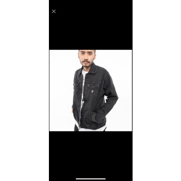 jaket denim maternal