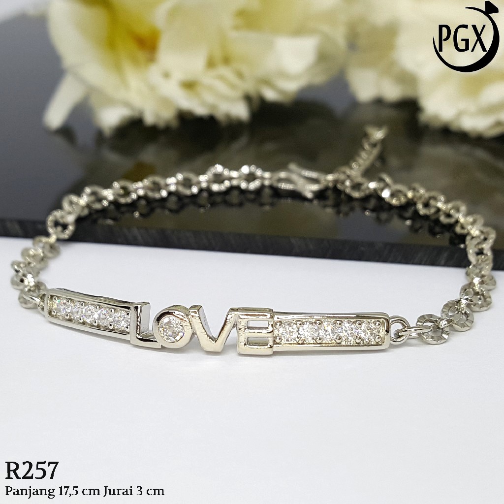 PGX Gelang Tangan Xuping Wanita Perhiasan Lapis Emas Aksesoris Fashion Premium - R257