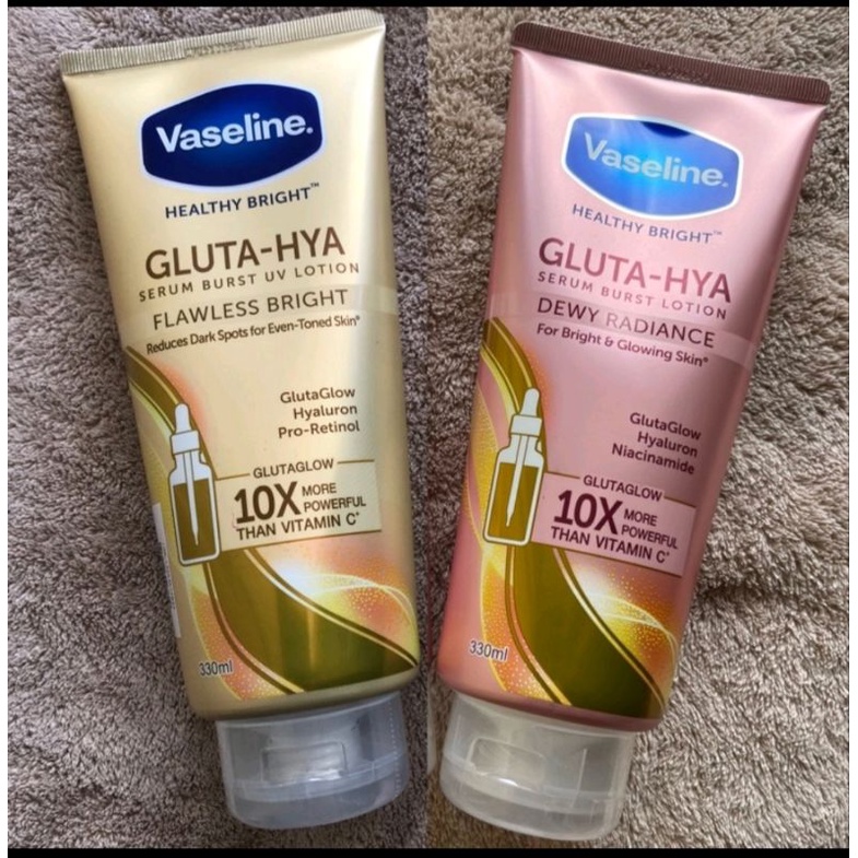 VASELINE GLUTA HYA serum burst uv lotion