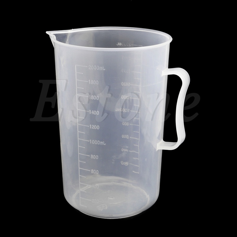 Gelas Ukur Plastik Mary150 /250 /500 /1000/2000ML Jug Pour Spout Surface Dapur 1Pc