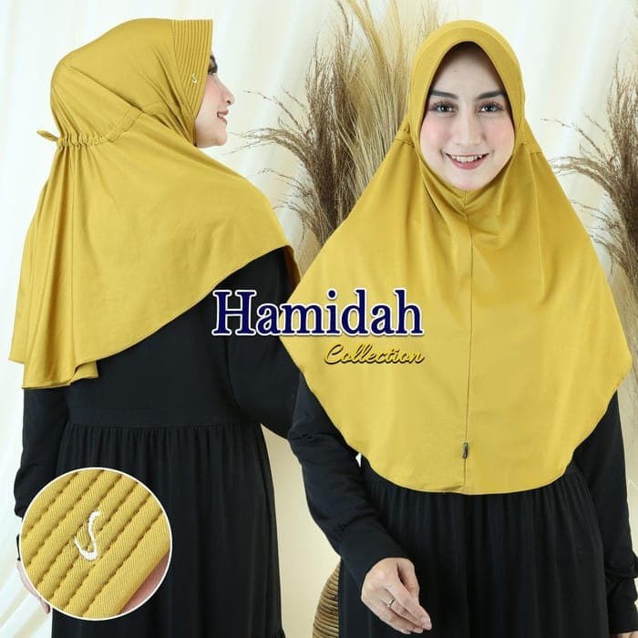 Unik Hijab Instan Hamidah tali serut belakang terbaik