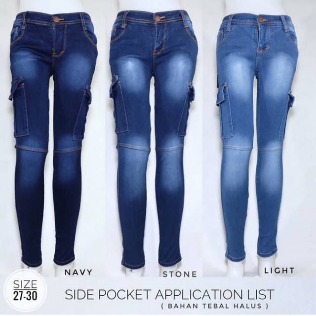  BISA COD CELANA  CARGO  CEWEK JEANS PANJANG SKINNY  PREMIUM 