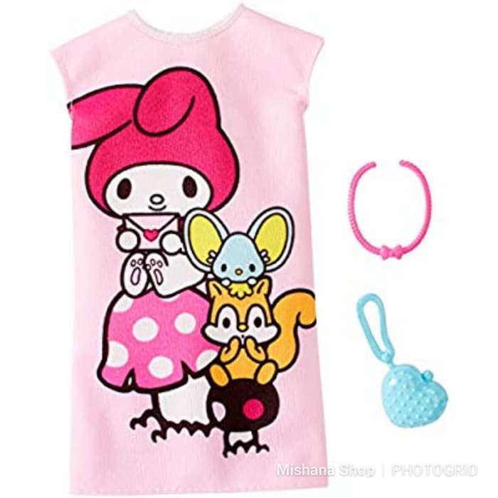 DISKON SPESIAL BAJU BONEKA BARBIE HELLO KITTY MY MELODY MATTEL DOLL FASHION TERMURAH
