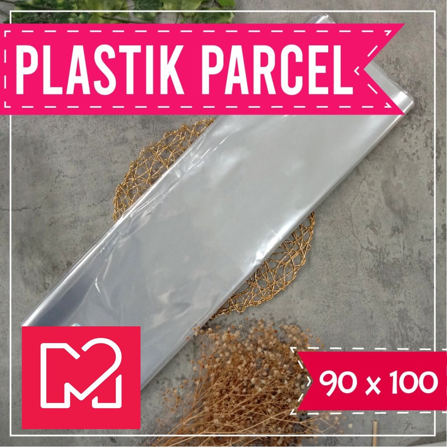 

Plastik Parcel Polos 90x100 Cm Plastik Bening 25 lbr