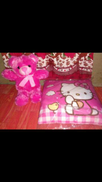 Bantal Guling Set Lis Rasfuur Bordir