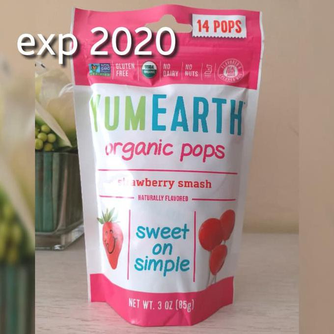 

Limited Stock Yumearth Organic Strawberry Pops, Permen Lolipop Organik Strawberry 14